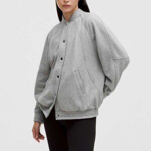 Lululemon Scuba Oversized Varsity Jacket *Plush (XS-S)